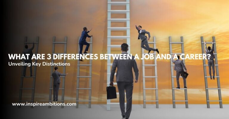 仕事とキャリアの3つの違いは何ですか?主な違いを明らかにする