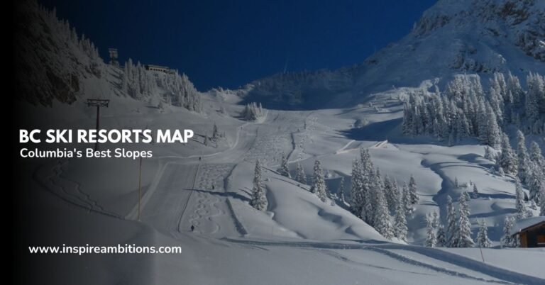 خريطة منتجعات التزلج في كولومبيا البريطانية – دليل تفصيلي لأفضل المنحدرات في كولومبيا البريطانية