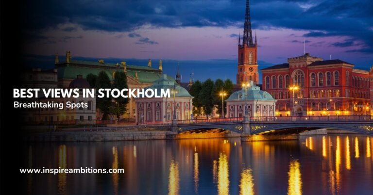 Melhores vistas de Estocolmo – um guia para locais de tirar o fôlego