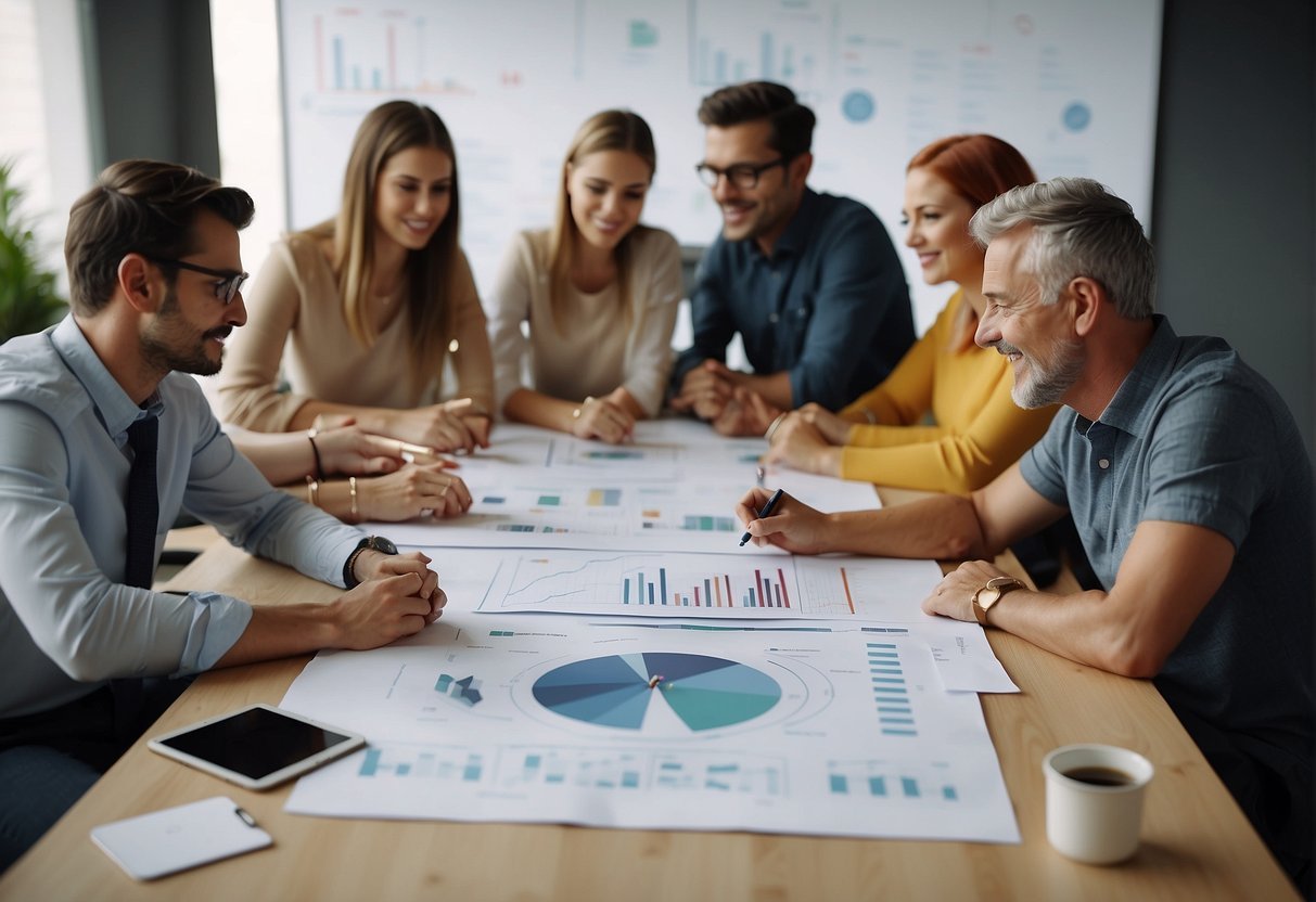 Un groupe de personnes assises autour d'une tableDescription générée automatiquement