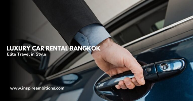 Aluguel de carro de luxo em Bangkok – Experimente viagens de elite com estilo