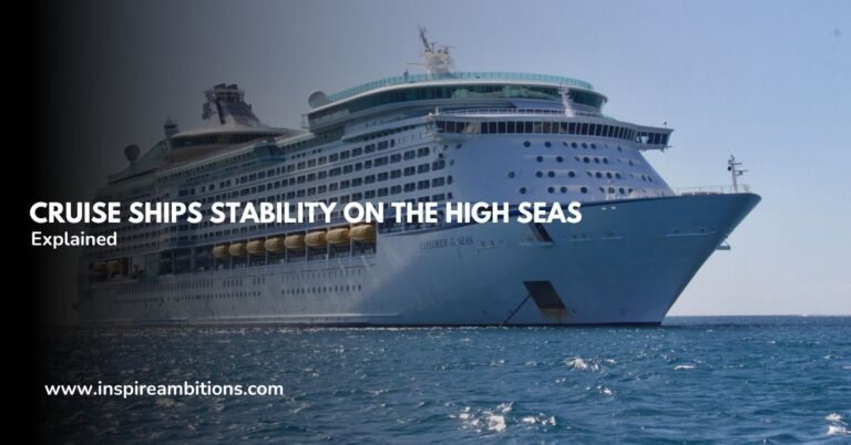 ¿Cómo pueden los cruceros no volcarse por la estabilidad en alta mar? Explicado