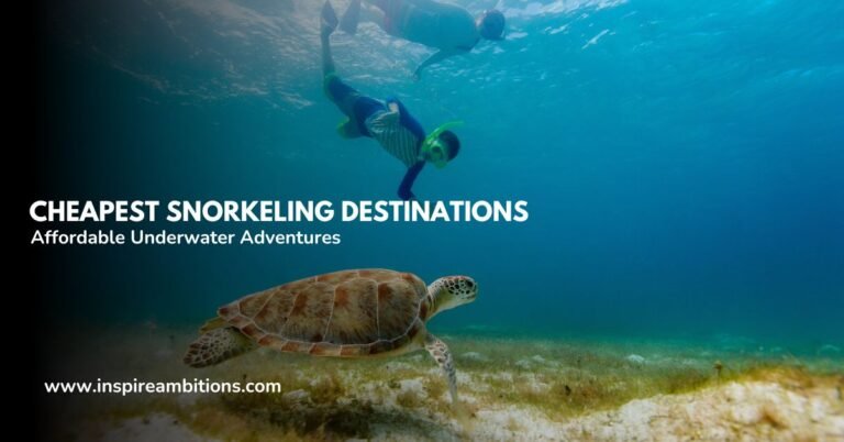 Destinos de snorkel más baratos: aventuras submarinas asequibles