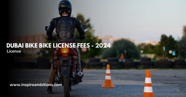 Dubai bike license total fees 2024