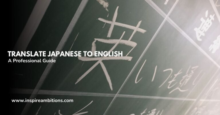 Translate Japan to English – A Guide to Accurate Translation