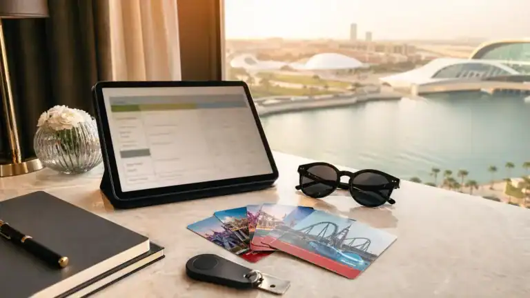 Abu Dhabi Yas Island packages planning with hotel and theme park tickets