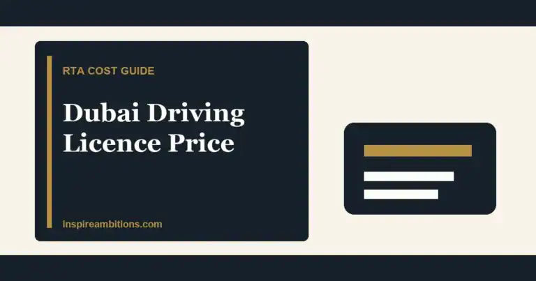 Dubai driving licence price RTA fees and real cost checks