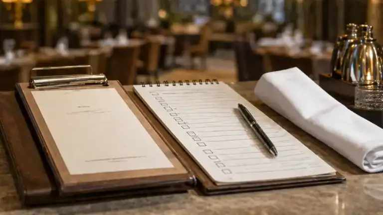 food and beverage internship tips hotel restaurant service checklist