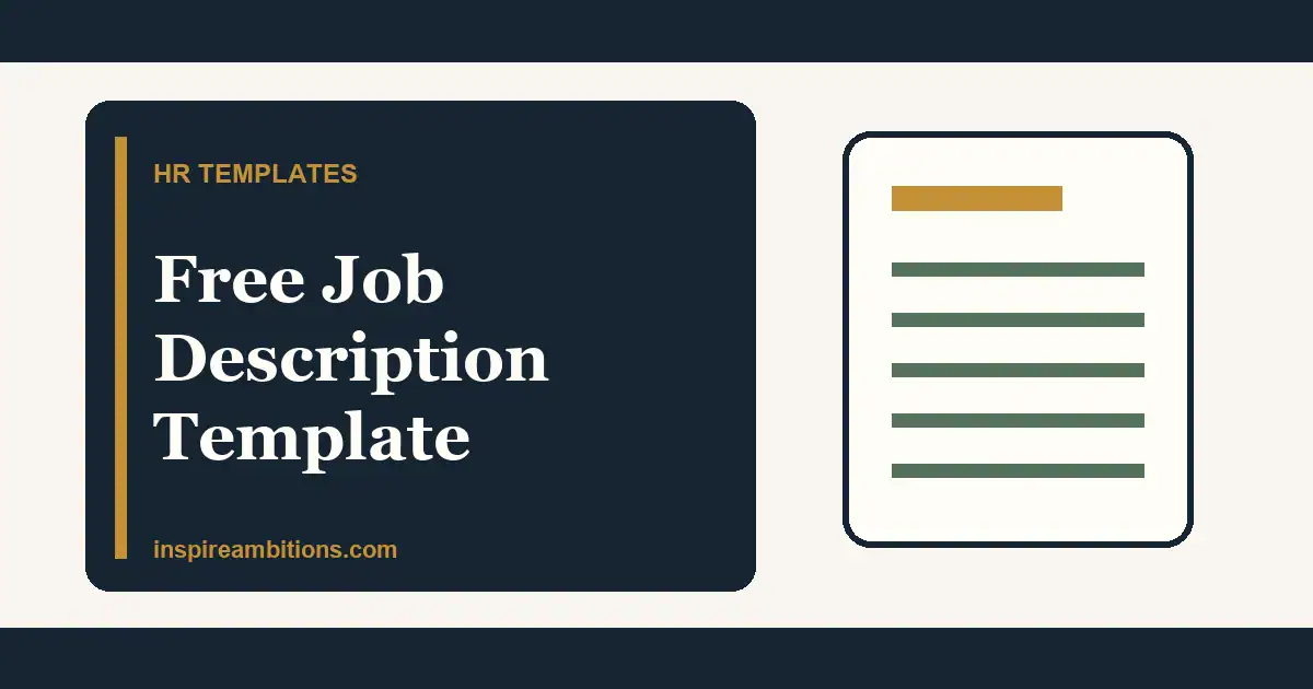 Free Job Description Template: Write A JD Candidates Trust