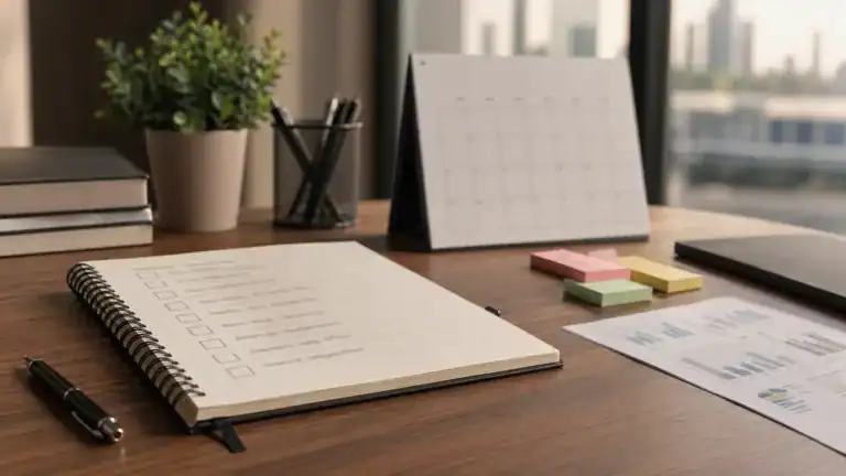 goal setting theory work planning notebook