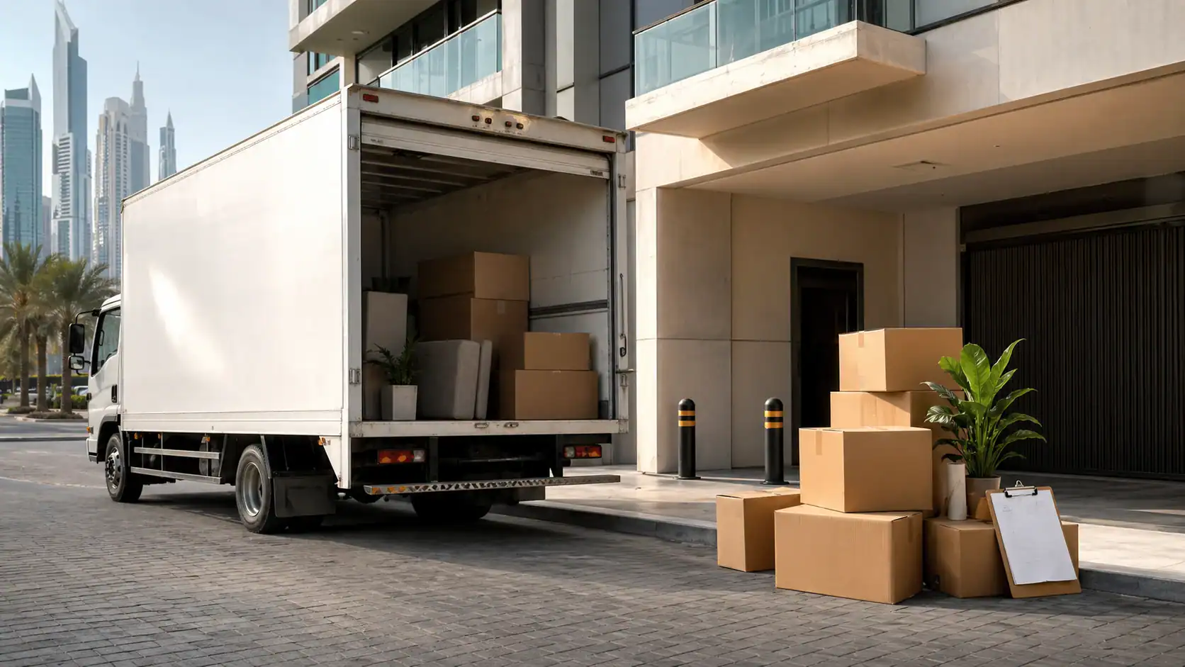moving truck rental Dubai booking checklist