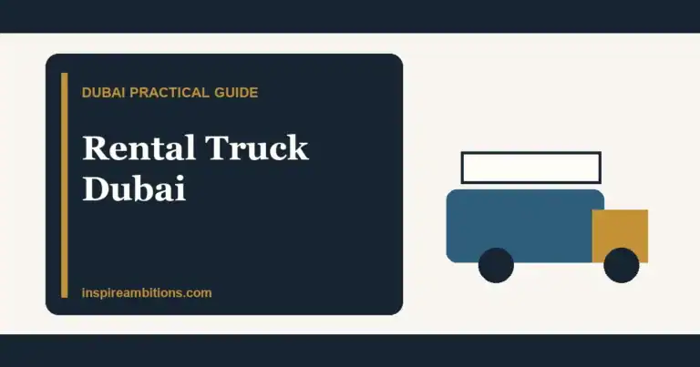 rental truck Dubai pickup cargo and commercial hire checks