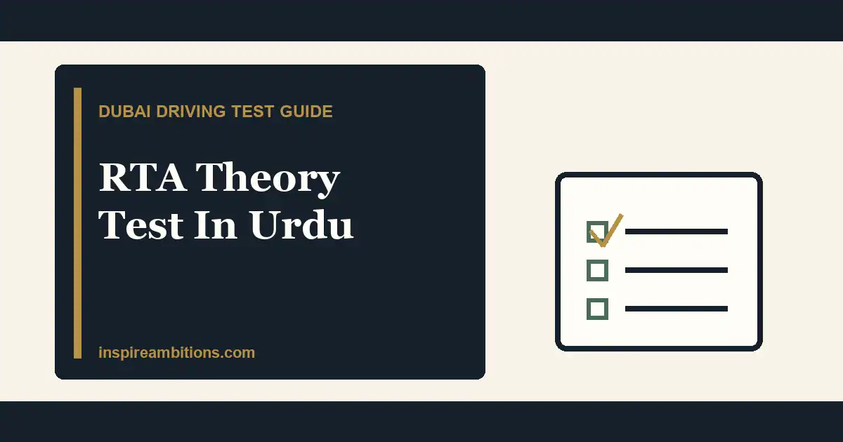 RTA Theory Test In Urdu: Dubai Practice And Language Guide
