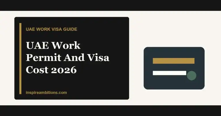 UAE work permit and visa cost 2026 fees steps and employer checks