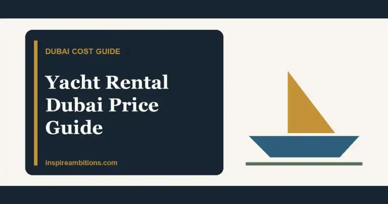 yacht rental Dubai price guide and booking costs