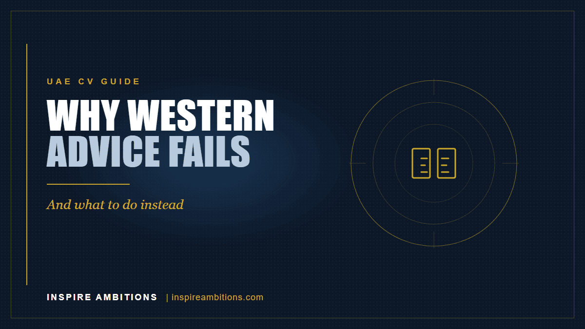 Western CV advice in Dubai