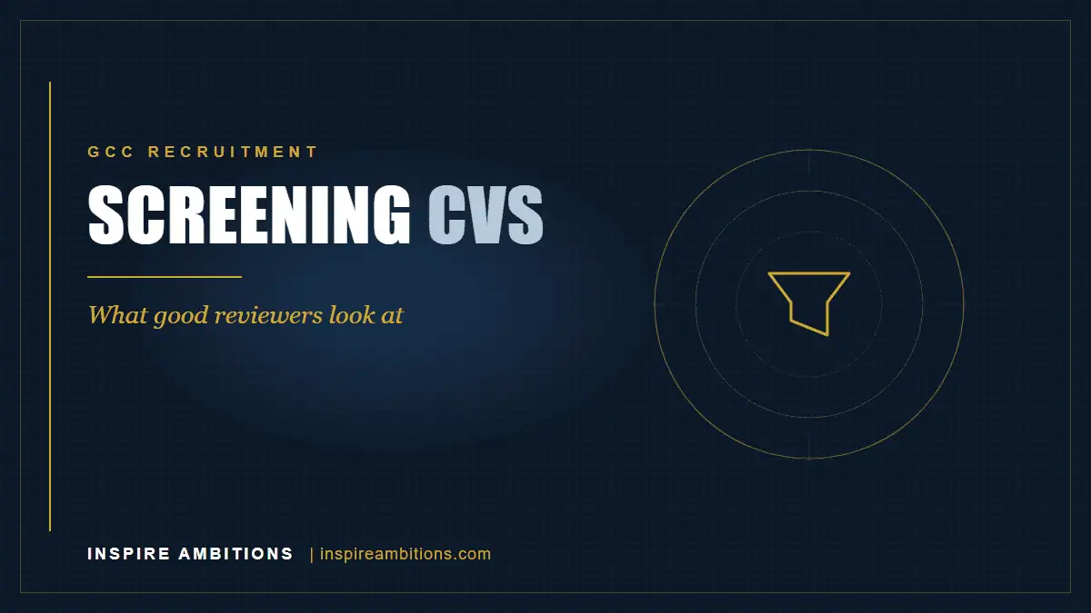 Screening CVs in the GCC