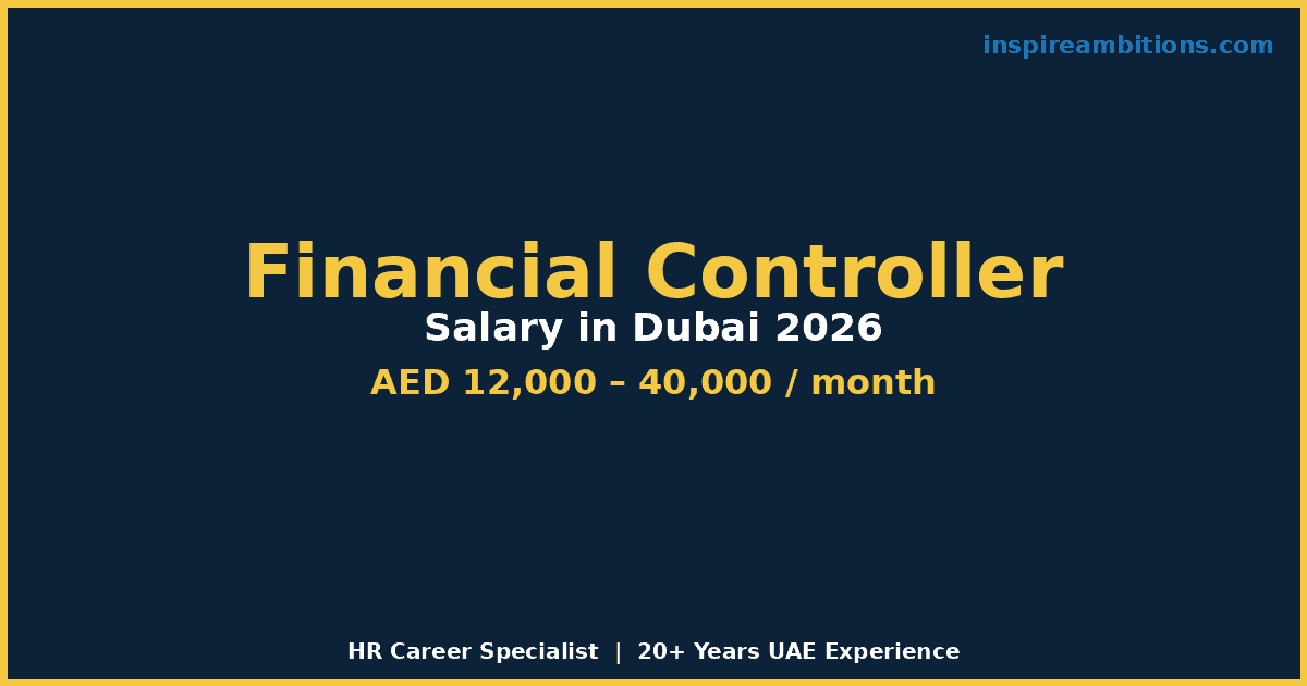 Financial Controller Salary in Dubai Hotels 2026 | AED Figures by Property Type