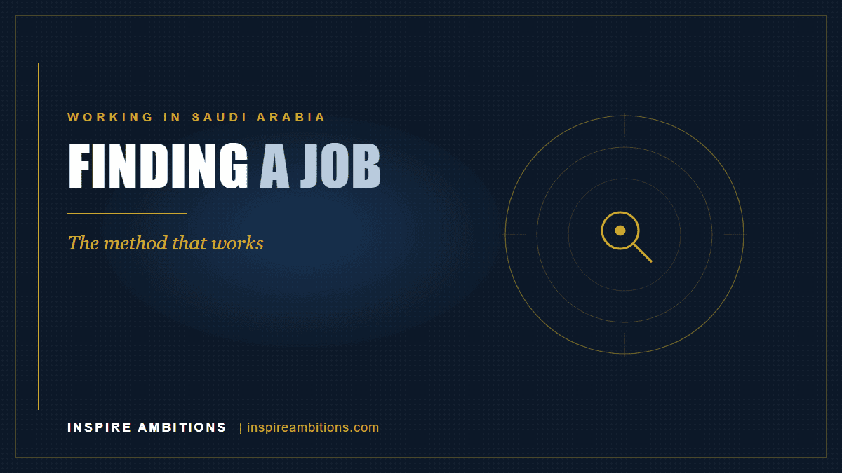 Finding a job in Saudi Arabia